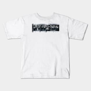 Tuk-Tuk Taxis - Triptych Of 3 Photographs With Film Strip Framing Kids T-Shirt